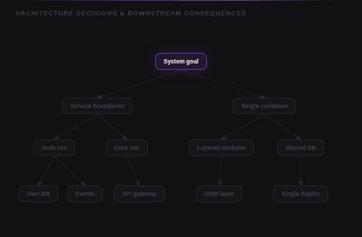 Software Architecture hub visual